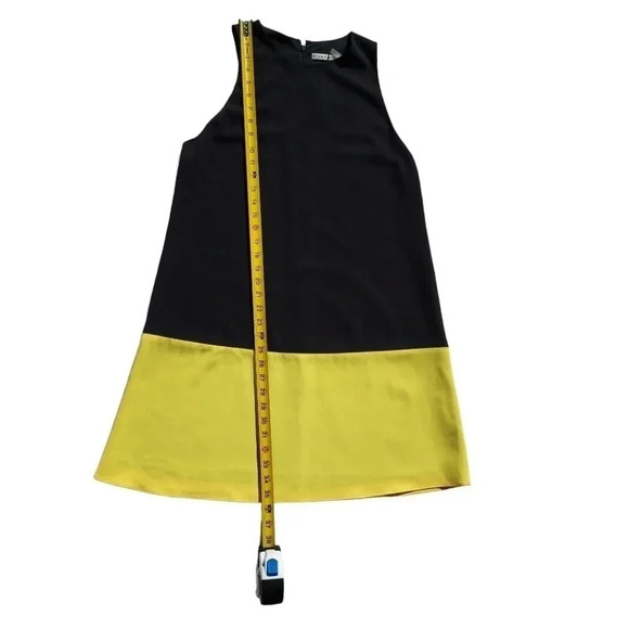 NWT Alice + Olivia Black and Lemon Dorma Dress Medium - Picture 6 of 10